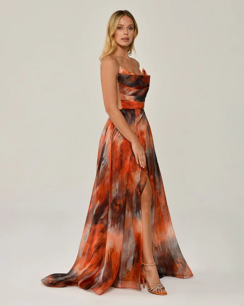 Women Summer Floral Maxi Dresses - Image 2